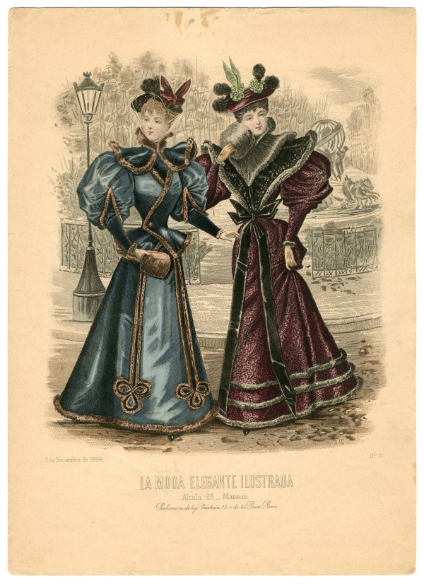 La Moda Eleganted Ilustrada 1894 muff