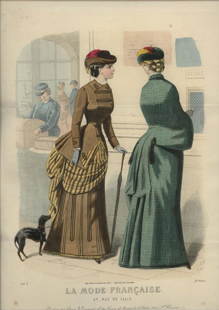 La Mode Francaise 1883 railway station