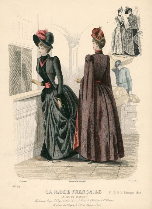 La Mode Francaise 1888 railway station