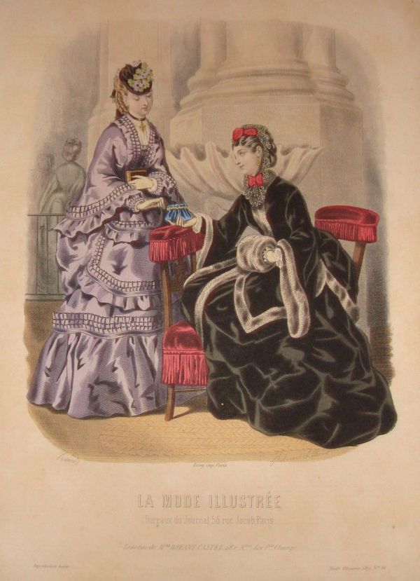 La Mode Illustree 1871 winter