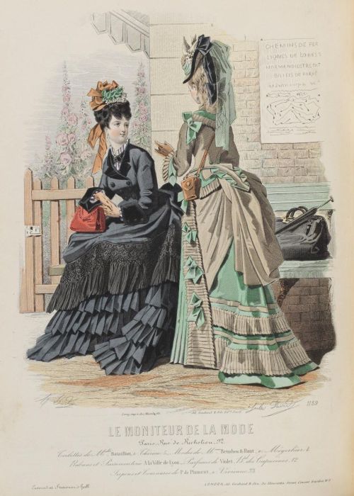 Le Moniteur de la Mode 1874 railway station