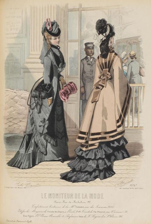 Le Moniteur de la Mode 1875 railway station