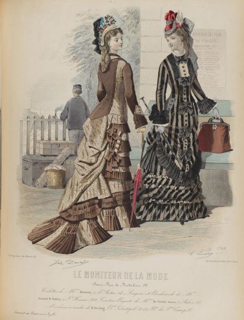 Le Moniteur de la Mode 1876 railway station