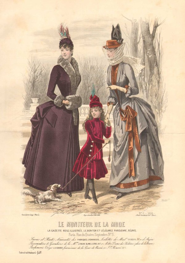 Le Moniteur de la Mode 1888 winter